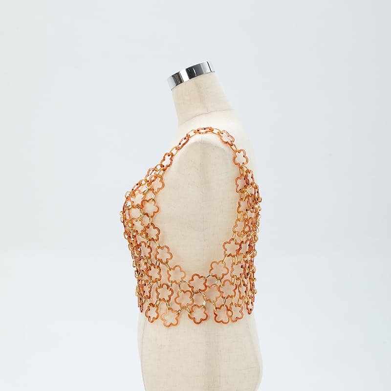 Pearl Beaded Camisole - Handcrafted Masterpiece