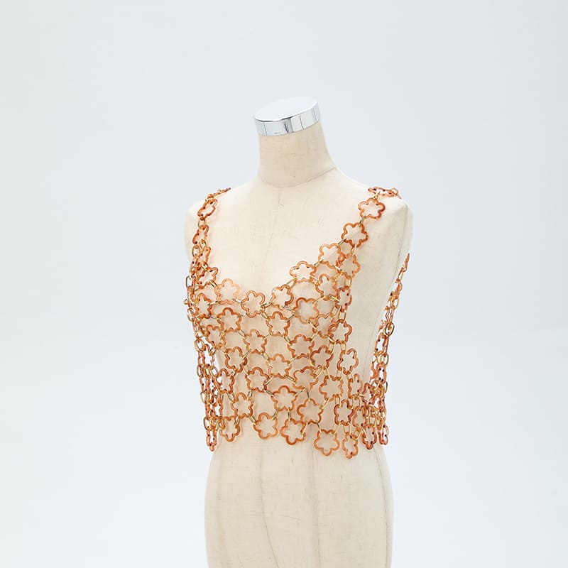 Pearl Beaded Camisole - Handcrafted Masterpiece